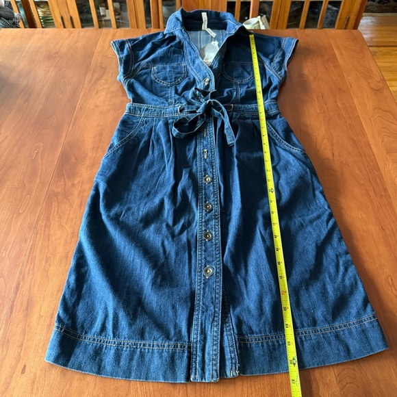 Anthropologie | Maeve Traced Denim Dress - Picture 14 of 14
